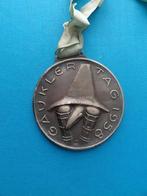 Gaukler Tag 1958, 800 Jahre Feier, penning in tin met lint, Verzenden, Gedragen, Carnaval, Accessoires