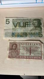 Biljet Gulden, Postzegels en Munten, Bankbiljetten | Nederland, Ophalen of Verzenden, 5 gulden