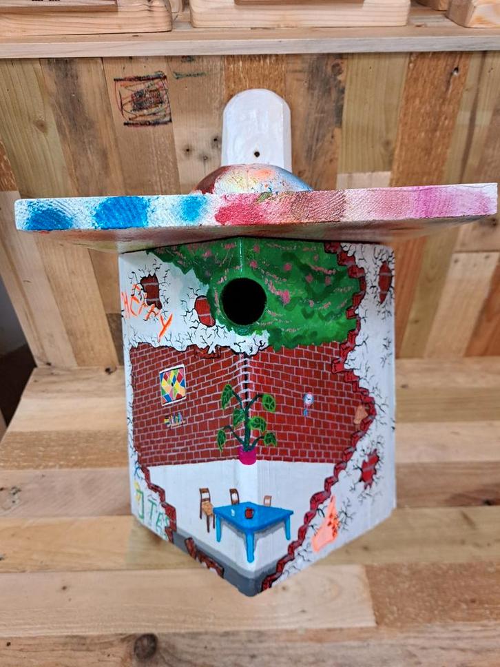 Unieke vogelhuisjes, Tuin en Terras, Vogelhuisjes en Vogelbaden, Nieuw, Ophalen