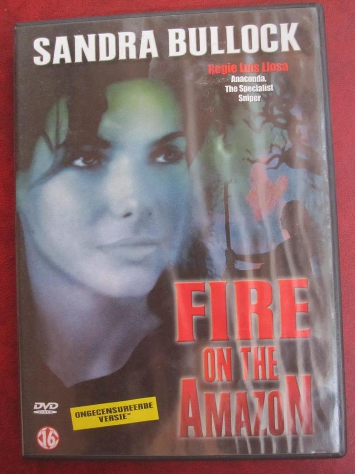 Fire on the Amazon (1993), Cd's en Dvd's, Dvd's | Actie, Zo goed als nieuw, Actie, Vanaf 16 jaar, Ophalen of Verzenden