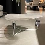 Salontafel Neno 75x85cm Wit, Ophalen, Overige materialen, 50 tot 100 cm, Nieuw