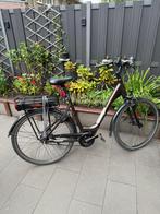 Electrische herenfiets, framemaat 61, Fietsen en Brommers, Elektrische fietsen, Gebruikt, 59 cm of meer, 50 km per accu of meer