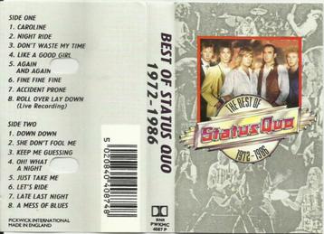 Status Quo – The Best Of 1972-1986 Originele Cassette Nieuw. beschikbaar voor biedingen