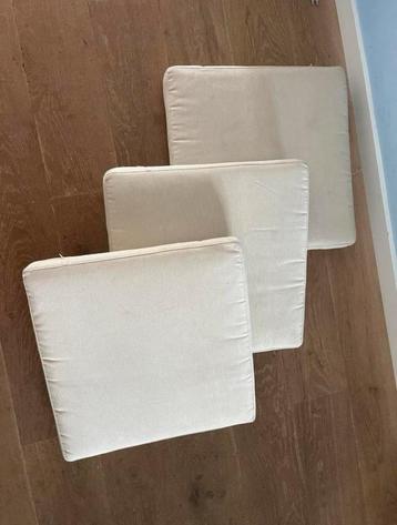 (Tuin) kussens / loungeset kussen 60x60 - set van 3 beschikbaar voor biedingen