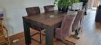 Eettafel met 4 stoelen, Huis en Inrichting, Ophalen, Zo goed als nieuw