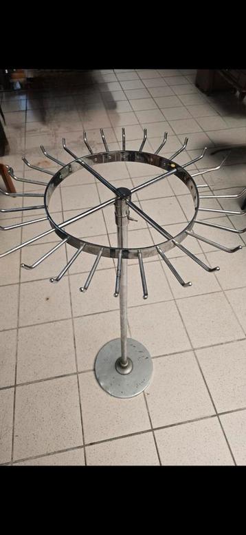 Antiek chroom winkel rek / winkelrek / kledingrek €89 beschikbaar voor biedingen