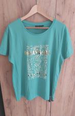 TwoDay t Shirt groen+beige goud print L🙂, Twoday, Beige, Maat 42/44 (L), Ophalen of Verzenden