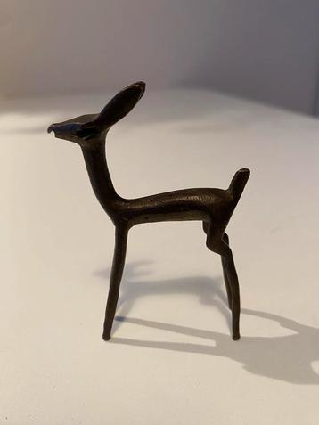 Mini Hertje Koper/Messing - Vintage Decoratie beschikbaar voor biedingen