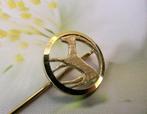 Goud Steenbok sterrenbeeld dasspeld/reversspeld/vintage pin, Ophalen of Verzenden, Goud, Overige typen
