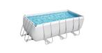 Bestway zwembad power steel 412 x 201 x 122 cm, Gebruikt, 200 tot 300 cm, 400 cm of meer, Rechthoekig