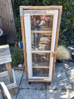 Steigerhouten Vitrinekast, Ophalen, Minder dan 50 cm, 100 tot 150 cm, Rustiek