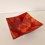 70's vintage schaal oranje retro schaal, Ophalen of Verzenden, Huis en Inrichting