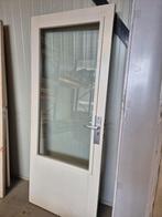 Buitendeur 201,5x83,0  met dubbelglas, Doe-het-zelf en Verbouw, Deuren en Horren, Gebruikt, 80 tot 100 cm, Binnendeur, Ophalen of Verzenden