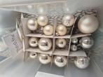 Ca 35 zilveren kerstballen, Ophalen, Gebruikt