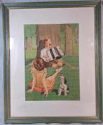 gravure Georg Meijer - "Medewerking", Antiek en Kunst, Ophalen of Verzenden