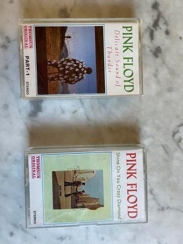 Pink Floyd cassettes Shine on ycd en Delicate sot Part 1 beschikbaar voor biedingen