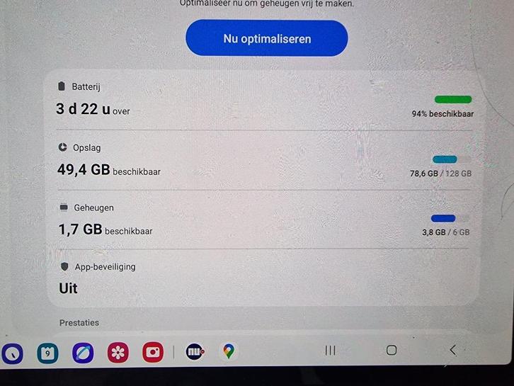 samsung tablet, Computers en Software, Android Tablets, Gebruikt, Wi-Fi en Mobiel internet, 11 inch, 128 GB, Gps, Uitbreidbaar geheugen