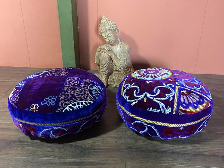 Meditatie kussen | 40x18cm | Handwerk | Poefje kinderkamer, Kinderen en Baby's, Kinderkamer | Inrichting en Decoratie, Nieuw, Kleed of Kussen