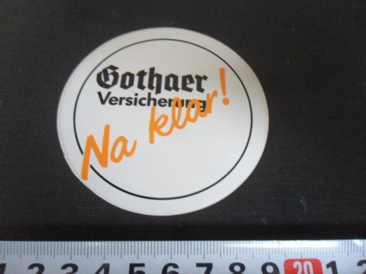 sticker gothaer versicherung na klar!, Verzamelen, Stickers, Zo goed als nieuw, Ophalen