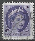Canada 1954 - Yvert 270 - Koningin Elisabeth II (ST), Verzenden, Gestempeld, Noord-Amerika