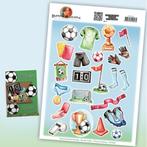 Yvonne Creations CD11897 Voetbal elementen knipvel A4, ., Nieuw, Ophalen of Verzenden, Overige thema's