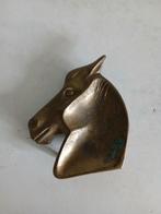 Vintage Klein Koperen Asbakje  Paardenhoofd, Ophalen of Verzenden, Gebruikt, Asbak