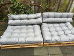 Palletkussens + 4 Pallets - Comfort voor je tuin!, Ophalen of Verzenden, Gebruikt
