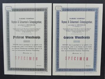 Hoyman & Schuurman's Scheepsagentuur (cargadoors/reisbureau) beschikbaar voor biedingen