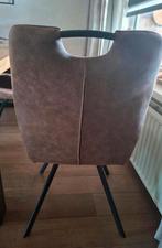 6 bruine eetkamerstoelen Jesse Leenbakker, Ophalen, Bruin, Zo goed als nieuw, Metaal