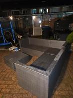 Mooie Tuinset bois le duc L vorm, 5 zitplaatsen, Gebruikt, Ophalen of Verzenden, Wicker