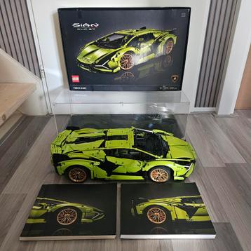 Lego Technic 42115 - Lamborghini Sian FKP37 + Vitrine beschikbaar voor biedingen