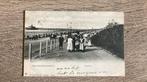 Oude ansichtkaart Scheveningen 1902 naar winkelier Overschie, Verzamelen, Ansichtkaarten | Nederland, Ophalen of Verzenden, Voor 1920