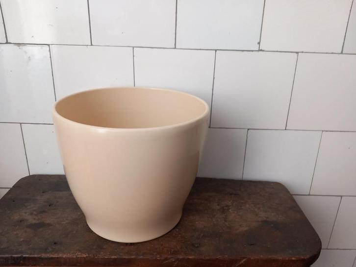 mooie, grote vintage bloempot, jaren 50, fifties pot ø23 cm, Tuin en Terras, Bloempotten, Verzenden