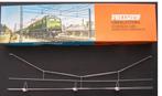 4X VOLLMER 1022 DWARSOVERSPANNING, NIEUW, Overige merken, Gelijkstroom of Wisselstroom, Brug, Tunnel of Gebouw, Ophalen of Verzenden