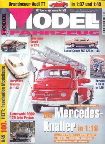 Nieuwe luxe catalogus modelauto's 2006 Modell Fahrzeugen beschikbaar voor biedingen