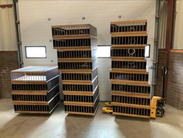 Vervoer kisten hokken voor kippen , eenden , duiven konijnen beschikbaar voor biedingen