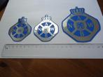 sticker oud ANWB 3x schild glans auto motor oldtimer retro, Verzamelen, Verzenden, Zo goed als nieuw, Bedrijf of Vereniging