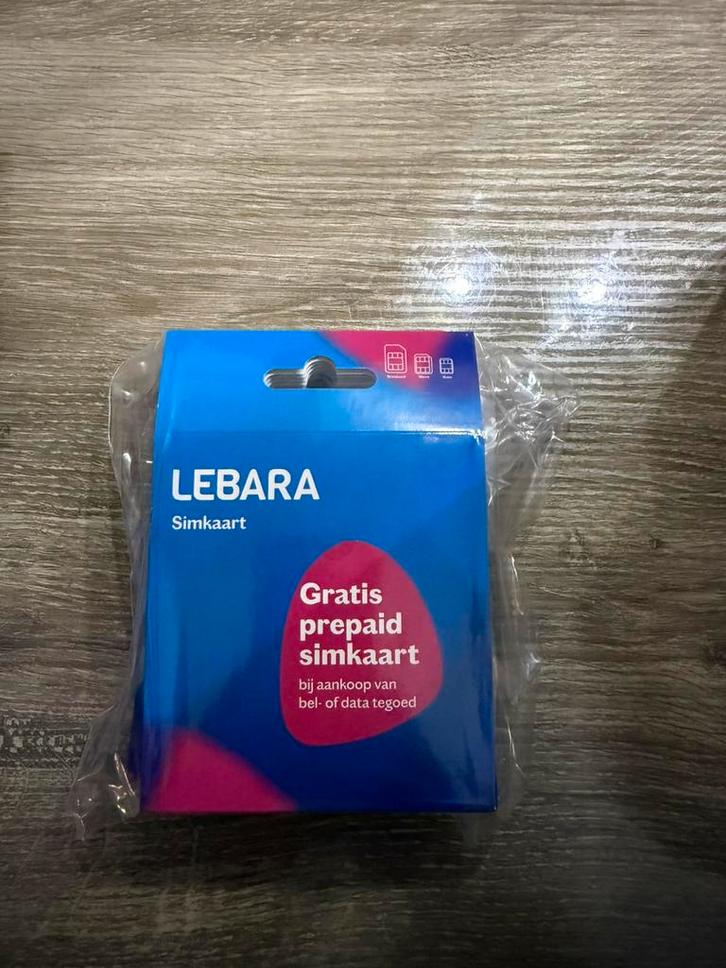 Lebara Prepaid Simkaarten | Nieuw & Gesealed | Bulk mogelijk, Telecommunicatie, Prepaidkaarten en Simkaarten, Zo goed als nieuw