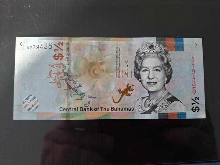 ### Bahamas 1/2 dollar 2019 ###, Postzegels en Munten, Bankbiljetten | Amerika, Midden-Amerika, Ophalen of Verzenden