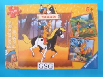 Yakari op pad 3x 49 st nr. 09 389 2-01 beschikbaar voor biedingen