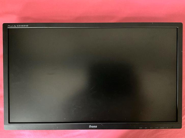 Iiyama ProLite E2483HS 24 inch Monitor, Computers en Software, Monitoren, Gebruikt, 60 Hz of minder, VGA, LED, Full HD, 5 ms of meer