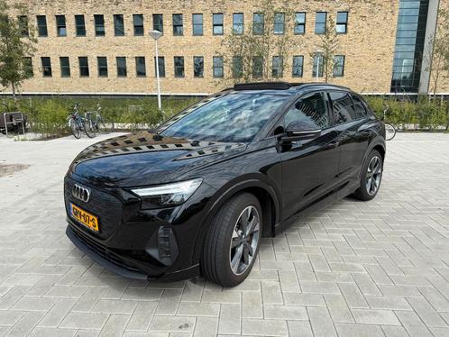 Audi Q4 e-tron 40 E-tron 77kWh 204pk 2021 Zwart, Auto's, Audi, Particulier, Q4 e-tron, ABS, Adaptive Cruise Control, Airconditioning