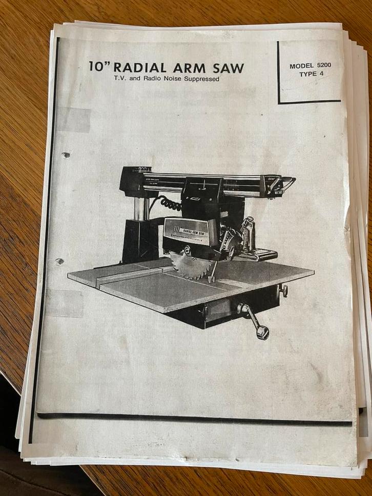 Shopmate radiaalzaag, Doe-het-zelf en Verbouw, Gereedschap | Zaagmachines, Afkortzaag, 1200 watt of meer, 70 mm of meer, Ophalen