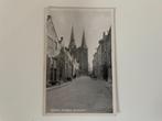 D036 Oude ansichtkaart Deventer : Bergstraat met Bergkerk, Ophalen of Verzenden, Ongelopen, Overijssel