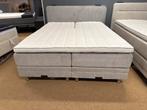 Boxspring Elektrisch 160x200 Grijs Direct leverbaar E-7194, #Boxspring#180cm#Elektrisch#Grijs#2-persoons, Ophalen of Verzenden