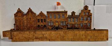 Maquette van kademuur VOC pakhuizen beschikbaar voor biedingen