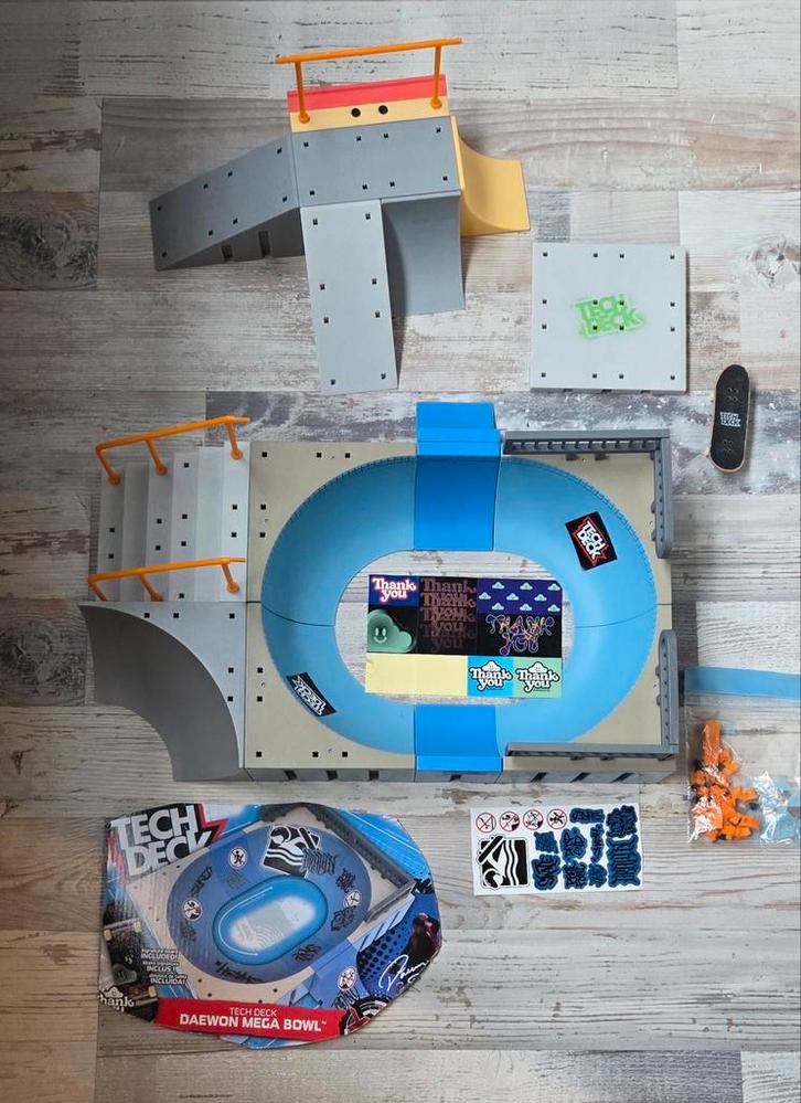 Tech Deck Skatepark + Taco Truck, Kinderen en Baby's, Speelgoed | Overig, Gebruikt, Jongen of Meisje, Ophalen of Verzenden