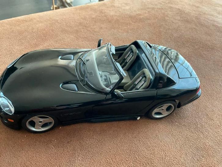 Zwarte Autoart Dodge Viper GTS-R Modelauto, Hobby en Vrije tijd, Modelauto's | 1:18, Zo goed als nieuw, Auto, Autoart, Ophalen