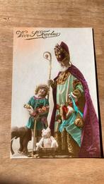 Oude ansichtkaart Sinterklaas Vive St. Nicolas, Verzamelen, Ophalen of Verzenden, 1920 tot 1940, Ongelopen