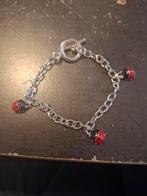 Liefheersbeestje Armband, Staal, Nieuw, Ophalen of Verzenden, Met bedels of kralen